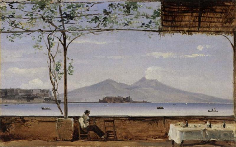 Johann Jakob Ulrich Seaside Terrace near Naples